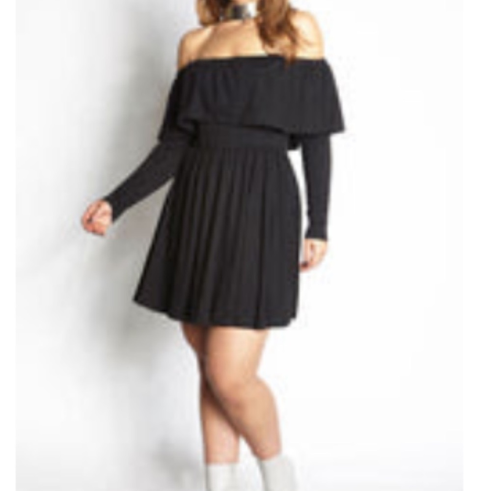 Rebdolls off the shoulder mini dress